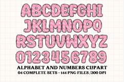 Christmas Alphabet png clipart, christmas letters doodle Product Image 3