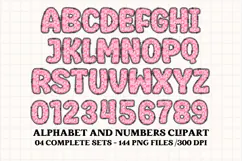 Christmas Alphabet png clipart, christmas letters doodle Product Image 3
