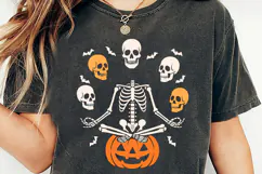 Funny Skeleton Halloween PNG, Spooky Season PNG, Halloween Product Image 1