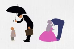 Fathers day clipart, Family clipart, Father daughter, 20 PNG Product Image 10