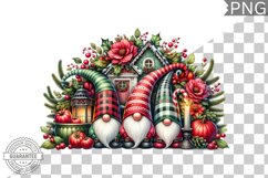 Christmas Gnome Sublimation - Clipart PNG Design Product Image 1