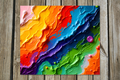 Abstract multicolor | 4 Straight Skinny Tumbler designs PL2 Product Image 5