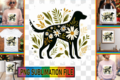 Unique TSHIRT Art Designs PNG, Flower Animals Product Image 1