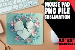 Valentine's Day Special 3D Heart Mouse Mat Product Image 1