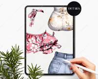 Family on the Bench DIY Clipart Portrait Creator Product Image 8