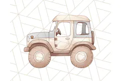 Kid’s Toy Clipart, Nursery Decor Png, Trucks, Rockets, Cars Product Image 2