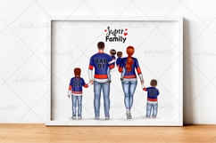Hockey Family clipart: &quot;HOCKEY CLIPART&quot; Hockey jerseys PNG Product Image 3