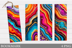 Abstraction Bookmark Design. Abstract Bookmark Printable Product Image 1