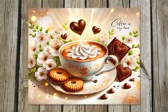Coffee is my love | 8 Sublimation Tumbler Designs, PNG Product Image 9
