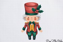 Cute Nutcracker Watercolor Clipart Bundle PNG Product Image 10