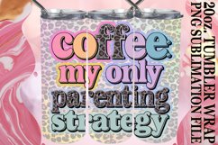 Sarcastic Mom Tumbler Wrap | 20oz Sublimation Glitter Art Product Image 1