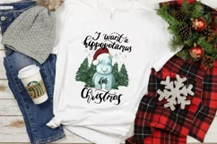 Holiday Quote | I Want A Hippopotamus For Christmas | Design Product Image 7
