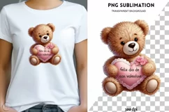 Feliz Día de San Valentín PNG | Retro Spanish Valentine’s Product Image 1