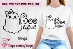 Halloween Boo - tiful SVG Cut Files Design for BABY Shirt Product Image 1