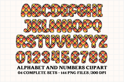 Happy Mouse Alphabet Clipart, happy mouse letters doodle Product Image 3