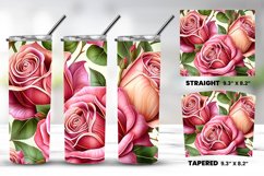 Colorful Flowers Tumbler Wrap Bundle PNG Product Image 9