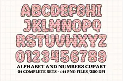 Christmas Alphabet png clipart, christmas letters doodle Product Image 3