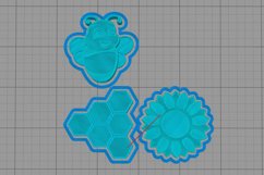 Bundle Happy bee day, Straw Toppers Stl Files for 3D Print. Product Image 9