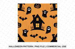 Happy Halloween Pattern Png | Sublimation | Digital Paper Product Image 1