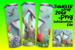 Adorable 3D Hole in Wall Animal Tumbler Wrap Product Image 1