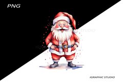 Funny Santa Claus Clipart, Christmas Clipart Product Image 1