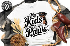 My Kids Have Paws SVG - Dog t-shirt Design Product Image 1