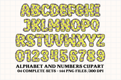 Rainbow Animal Alphabet png clipart, animal letters doodle Product Image 3