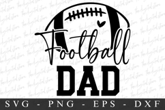 Football Dad SVG | SVG Cut files | Cricut Product Image 1