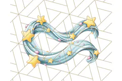Zodiac Buddies Clipart PNG, Cute Astrology Clip Art Product Image 5