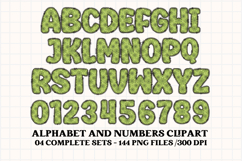 Halloween Alphabet png clipart, halloween letters doodle Product Image 3