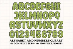 Halloween Alphabet png clipart, halloween letters doodle Product Image 3