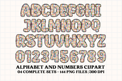 Circus Alphabet clipart, circus letters doodle Product Image 3