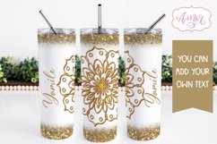 Golden Mandala Tumbler Wrap for Sublimation BUNDLE Product Image 2