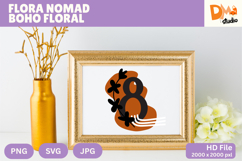 Flora Nomad Boho Floral Monogram Product Image 1