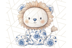 Cute Stuffed Animal Clipart, Chinoiserie Nursery Decor Png Product Image 5