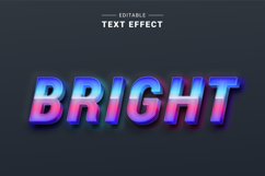 Editable Text Effect for Illustrator. Vector Graphic styles Product Image 1