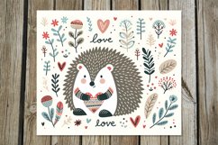 Valentine animals | 8 scandi Skinny tumbler designs Product Image 9