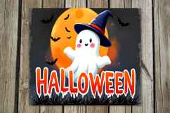 Cute ghost 2 | Funny Halloween Skinny tumbler sublimation P2 Product Image 5
