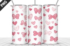 Lovely Hearts Tumbler Design | Valentine&#039;s Day Tumbler Wrap Product Image 2