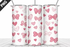 Lovely Hearts Tumbler Design | Valentine's Day Tumbler Wrap Product Image 2