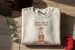 Western Cowgirl Png Bundle, Boots Cows Country Vibes Designs Product Image 4