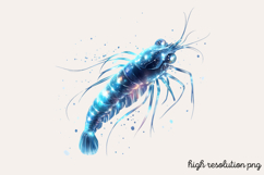 Bioluminescent Sea Animal Clipart Bundle PNG Product Image 12