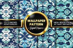 Wallpaper Pattern Digital Papers - 04 Variations Product Image 1