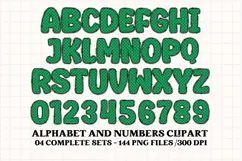 Barcelona Soccer Alphabet png clipart, soccer letters doodle Product Image 3