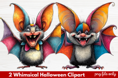 Whimsical Halloween Clipart ,Hand-Drawn Fall Holiday Product Image 1