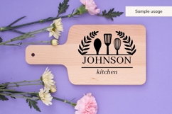 Kitchen Monogram SVG Bundle 10 Designs Product Image 7