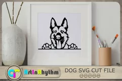 German Shepherd Svg, Dog Monogram Svg, Dog Svg, Pet Svg Product Image 3