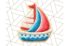 Summer Iced Cookie Clipart PNG, Cute Tropical Cookies Product Image 5