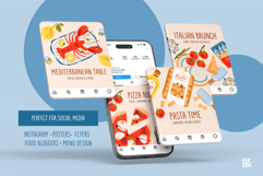 Mediterranean Clipart, Patterns, Recipe Cards Product Image 8