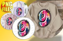 9 Doodle Letter Valentine Joyful Sweet Icon! Product Image 1